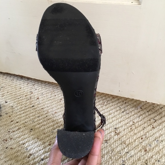 Printed Block Heel Sandals π‘ π - Picture 7 of 7